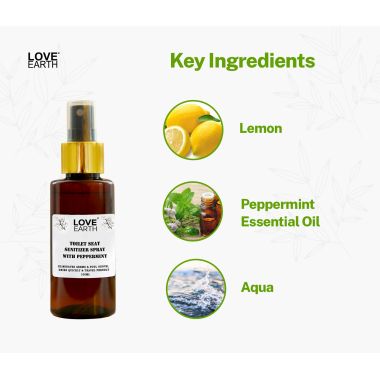 Love Earth: Toilet Seat Sanitizer - 100ml