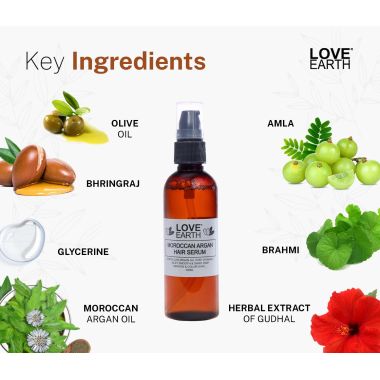 Love Earth: Moroccan Argan Hair Serum - 100ml