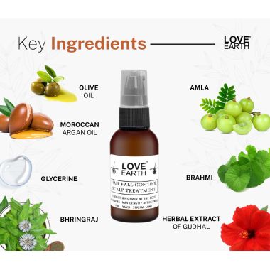 Love Earth: Hair Fall Control Scalp Treatment - 50ml