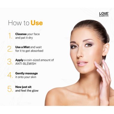 Love Earth: Anti-Blemish & Anti-Pigmentation Cream -50gm