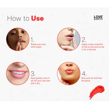 Love Earth: Organic Lip Scrub - 30gm