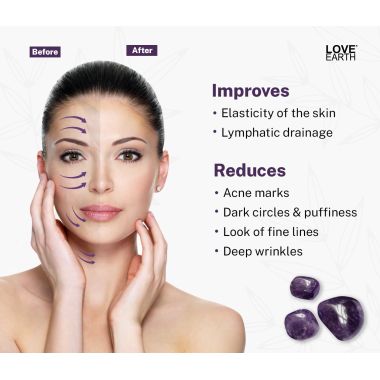 Love Earth: Amethyst Face Roller - 100gm