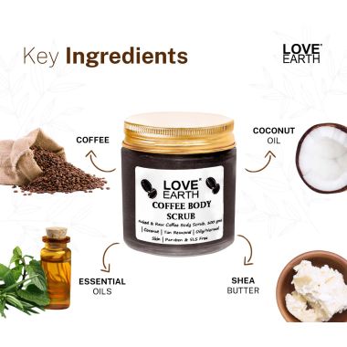Love Earth: Coffee Body Scrub - 100gm