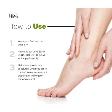 Love Earth: Organic Foot Cream - 50g