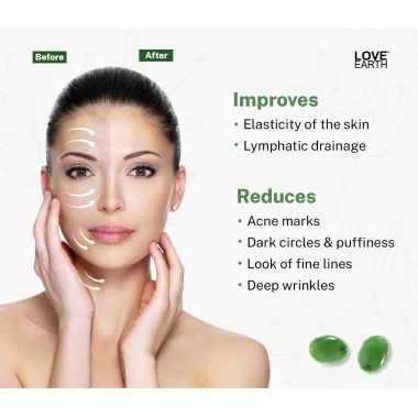 Love Earth: Jade Face Roller - 100gm