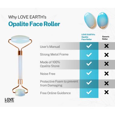 Love Earth: Opalite Face Roller - 100gm
