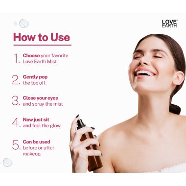 Love Earth: Rose Face Mist - 100ml
