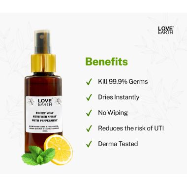 Love Earth: Toilet Seat Sanitizer - 100ml