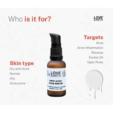 Love Earth: Anti Acne Serum - 30ml