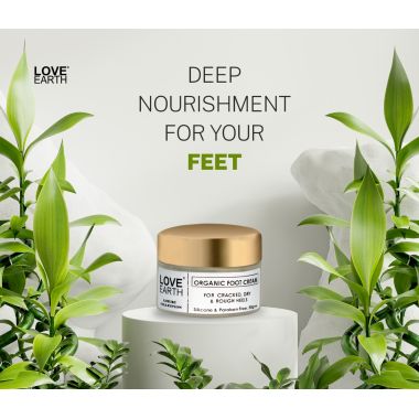 Love Earth: Organic Foot Cream - 50g