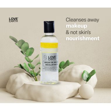 Love Earth: Argan Oil-Infused Micellar Water - 100ml