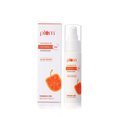 Plum: Plum 3% Vitamin C Moisturizer withMandarin | For Glowing Skin