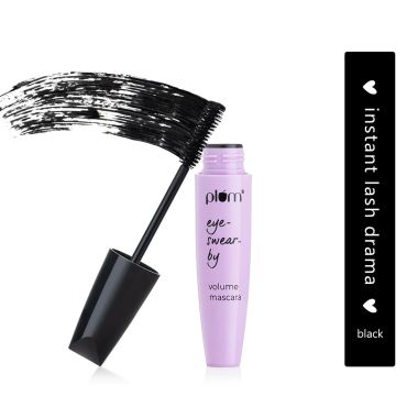 Plum: Plum Eye-Swear-By Volume Mascara(Black) - 6ml