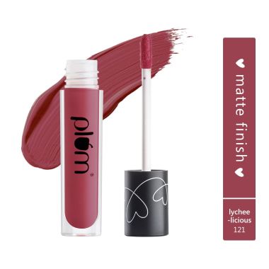 Plum: Plum Matte In Heaven Liquid Lipstick (Lychee-licious - 121) - 4.5ml