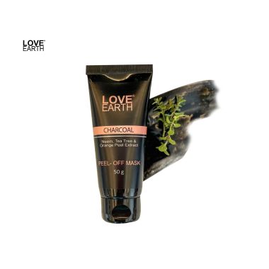 Love Earth: Charcoal Peel Off Mask - 50g