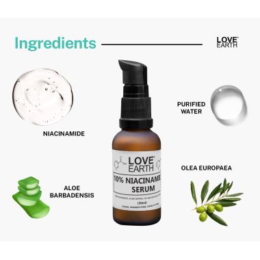 Love Earth: 10% Niacinamide Serum - 30ml