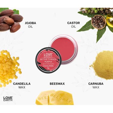 Love Earth: Lip & Cheek Tint - Be The Change - 8gm