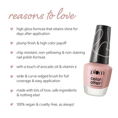 Plum: Plum Color Affair Nail Polish Summer Sorbet Collection | Peach - 157 ()
