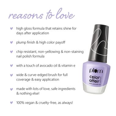 Plum: Plum Color Affair Nail Polish Summer Sorbet Collection | Black Currant - 159 ()