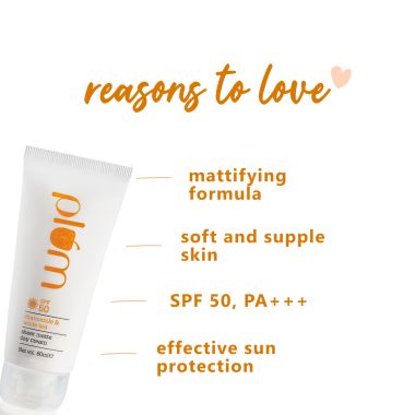 Plum: Plum Chamomile & White Tea SheerMatte Day Cream SPF50