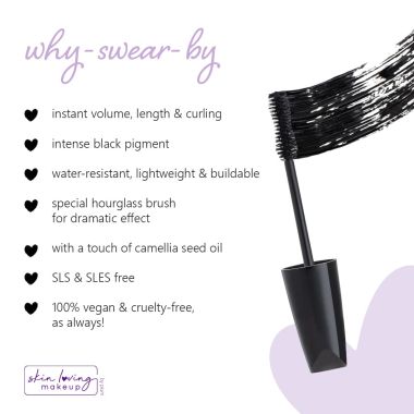Plum: Plum Eye-Swear-By Volume Mascara(Black) - 6ml