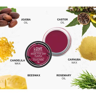 Love Earth: Lip & Cheek Tint - Sieze The Day - 8gm