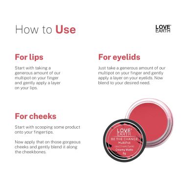 Love Earth: Lip & Cheek Tint - Be The Change - 8gm