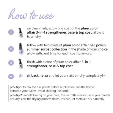 Plum: Plum Color Affair Nail Polish Summer Sorbet Collection | Black Currant - 159 ()