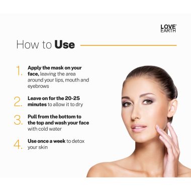 Love Earth: Charcoal Peel Off Mask - 50g