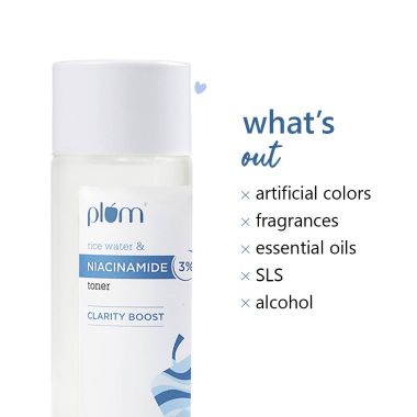 Plum: Plum 3% Niacinamide Toner with Rice Water - 150ml