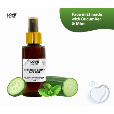 Love Earth: Cucumber Mint Face Mist - 100ml