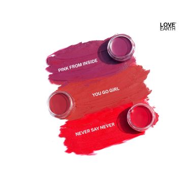 Love Earth: Lip and Cheek Tint - You Go Girl - 8gm