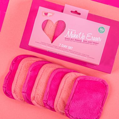 Makeup Eraser: I Heart You 7 Day Set - Includes 7 Mini MakeUp Erasers