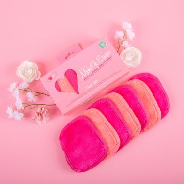 Makeup Eraser: I Heart You 7 Day Set - Includes 7 Mini MakeUp Erasers