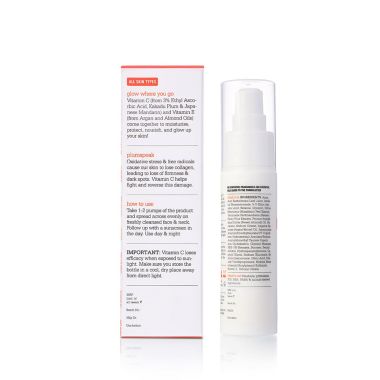 Plum: Plum 3% Vitamin C Moisturizer withMandarin | For Glowing Skin