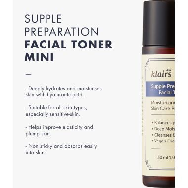 Klairs: Supple Preparation Facial Toner - 30ml