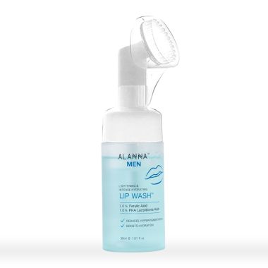 ALANNA: Intense Brightening & Hydrating Lip Wash + Lip Brush (Men) - 30ml
