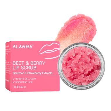 ALANNA: Beet & Berry Lip Scrub - 15 gm