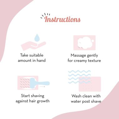 Plush: All Natural Shaving Gel for Women with Aloe Vera & Vitamin E Extracts Sensitive Skin - 100gm