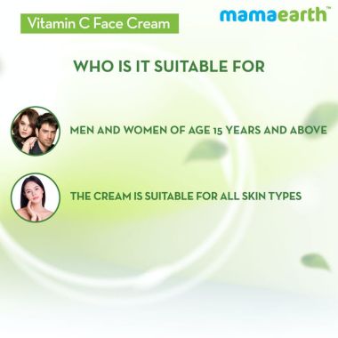 Mamaearth: Vitamin C Cream for skin brightening - 50gm