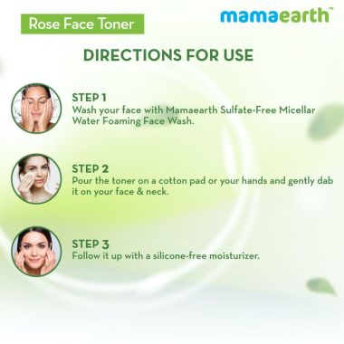 Mamaearth: Rose Water Face Toner for detoxification - 200ml
