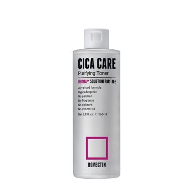 Rovectin: Skin Essentials Cica Care Purifying Toner - 260ml