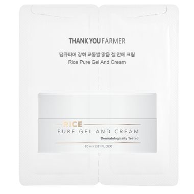 Thank You Farmer: Rice Pure Gel and Cream - 80ml