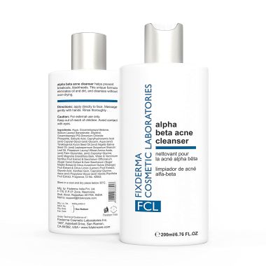 Fixderma Cosmetic Laboratories	: Alpha-Beta Acne Cleanser - 200ml