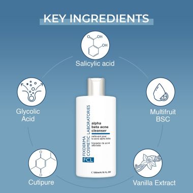 Fixderma Cosmetic Laboratories	: Alpha-Beta Acne Cleanser - 200ml