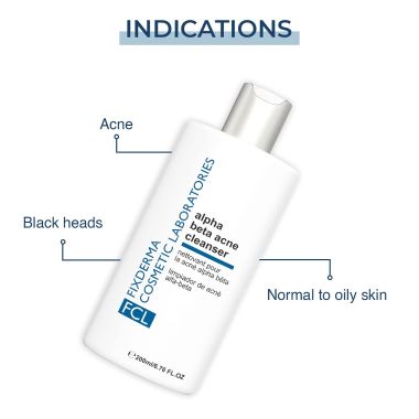 Fixderma Cosmetic Laboratories	: Alpha-Beta Acne Cleanser - 200ml