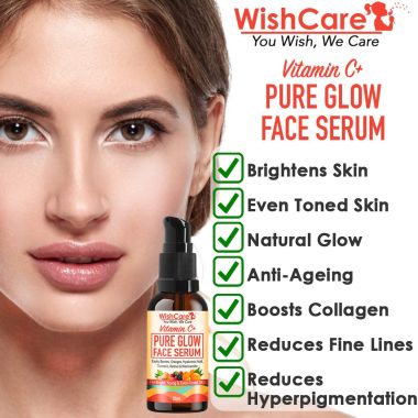WishCare: Vitamin C+ Pure Glow Face Serum - 30gm