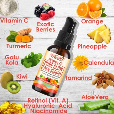 WishCare: Vitamin C+ Pure Glow Face Serum - 30gm