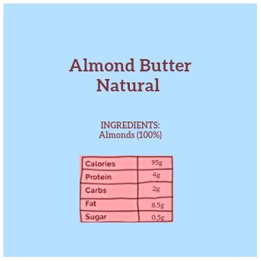 The Cinnamon Kitchen: Almond Butter Natural - 200 gm
