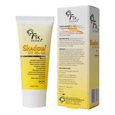Fixderma	: Shadow SPF 30+Gel - 40gm